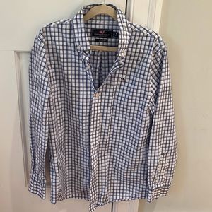 Size 8-10 plaid button down shirt